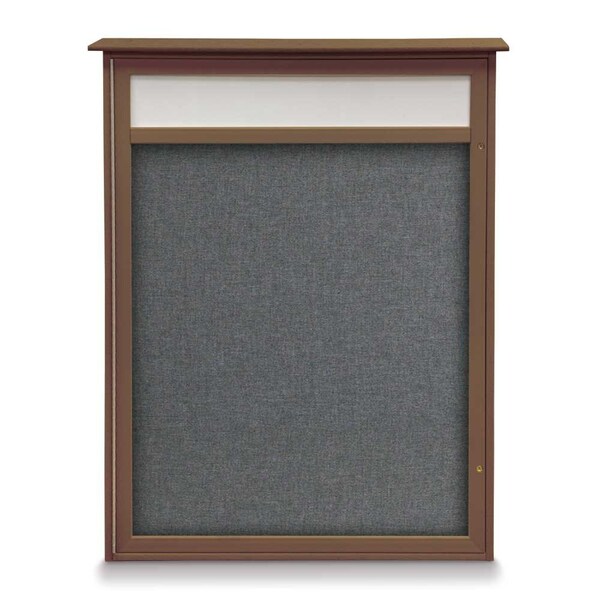 Single Door Enclosed Indoor Letterboard